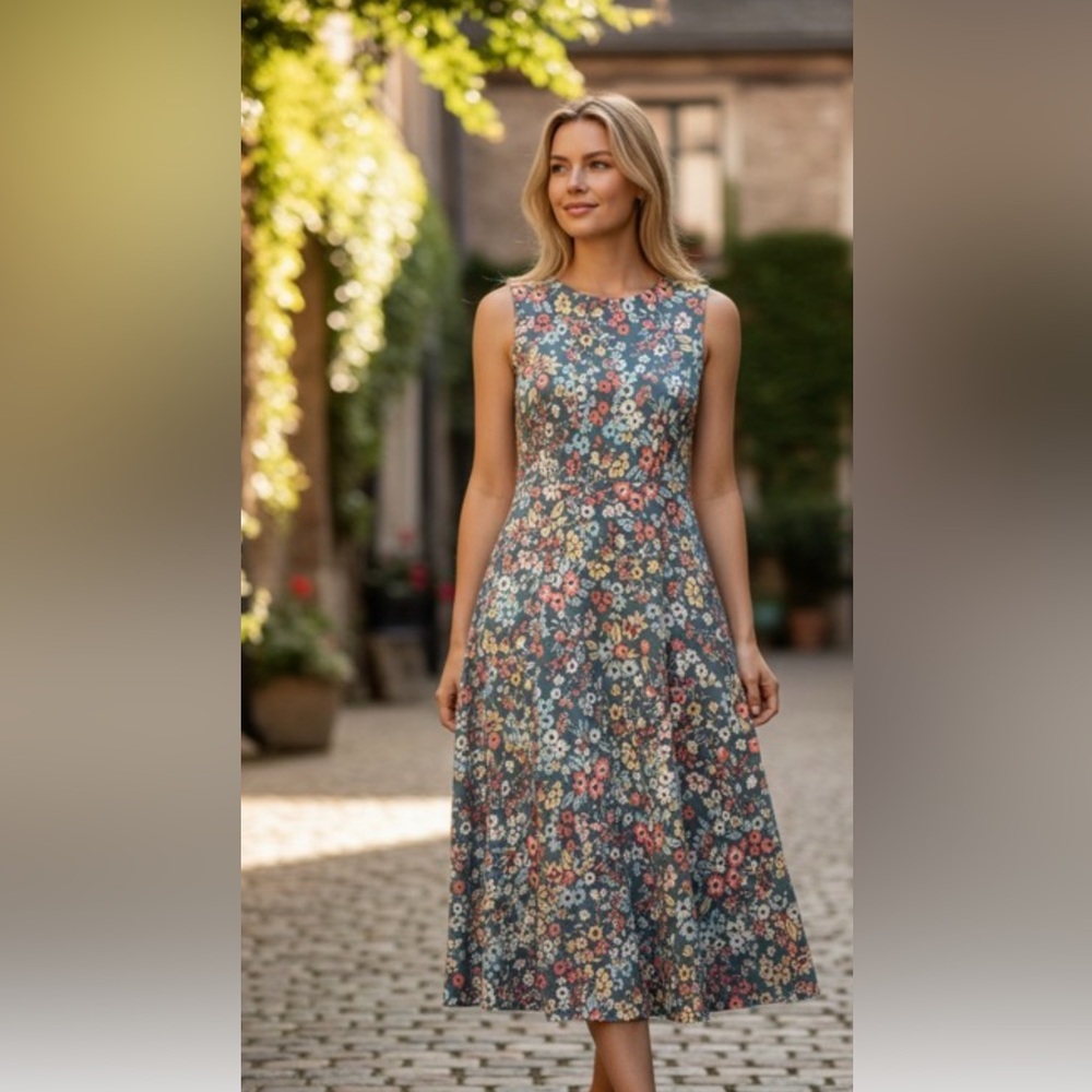 Floral Sleeveless Dress